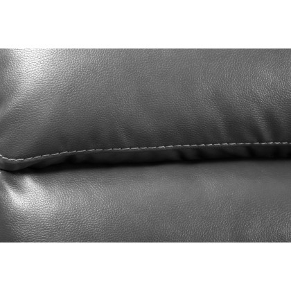 GUF 9442 Console Loveseat - Gray, Leather Air