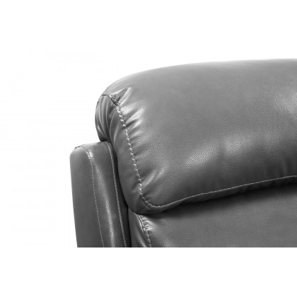 GUF 9442 Console Loveseat - Gray, Leather Air