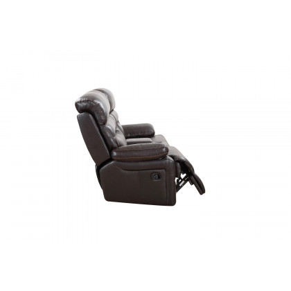 GUF 9442 Console Loveseat - Brown, Leather Air