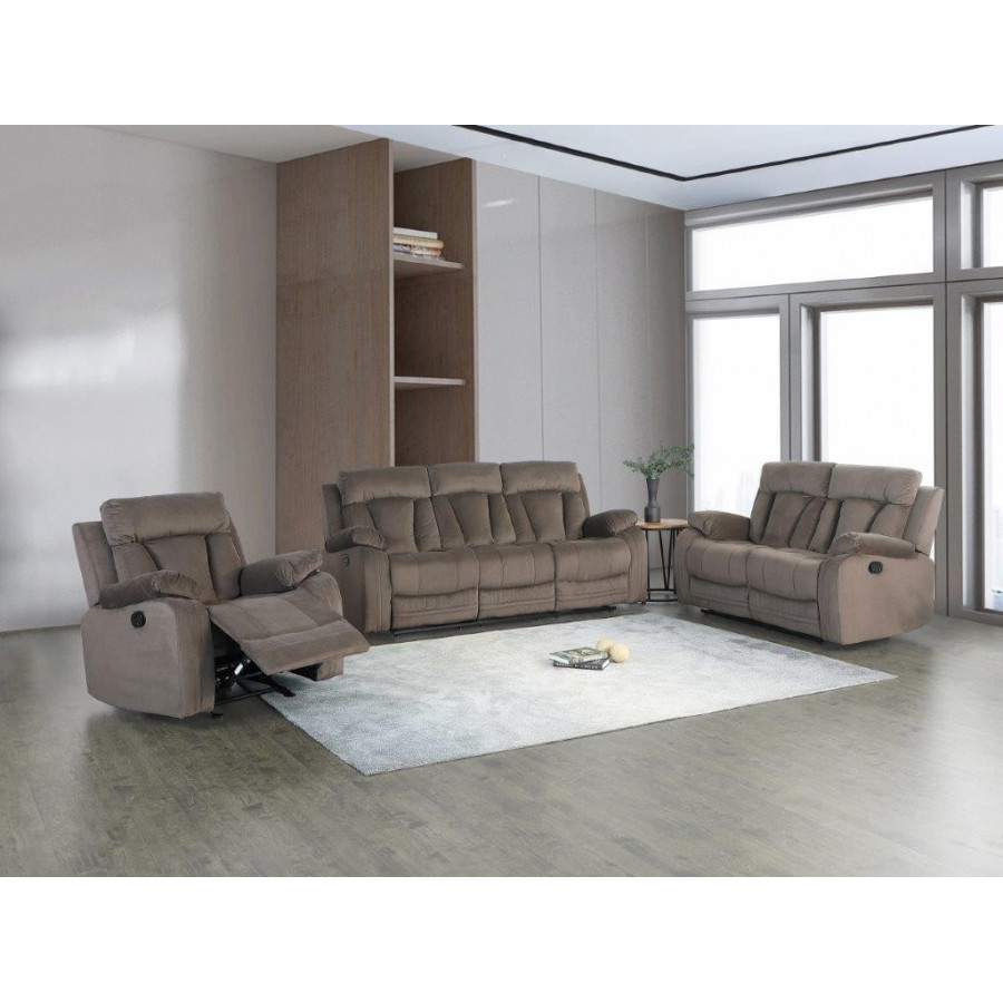 GUF 9760 Sofa Set - Brown, Microfiber