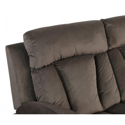 GUF 9760 Sofa - Brown, Microfiber