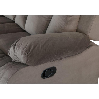 GUF 9760 Sofa - Brown, Microfiber