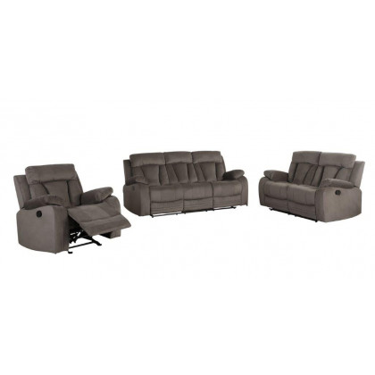 GUF 9760 Sofa Set - Brown, Microfiber