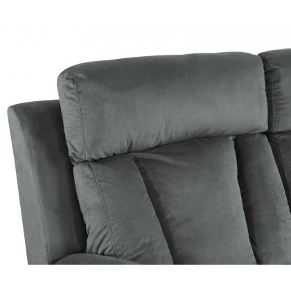GUF 9760 Sofa - Gray, Microfiber