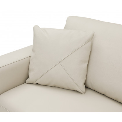 GUF 998 Right Facing Sectional Sofa - Beige, Genuine Italian Leather