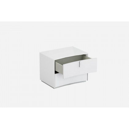 GUF Bellagio Queen Size Bedroom Set - White, 4 Pieces