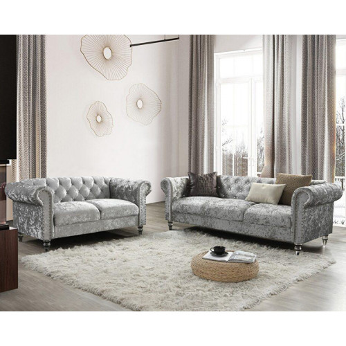 GF U9550 Velvet Living Room Set