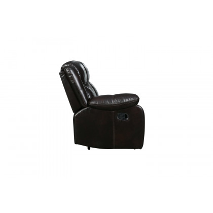 GUF 6967 Reclining Sectional - Brown, Leather Air