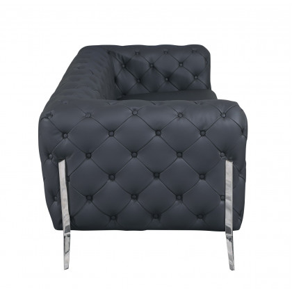 GUF 970 Sofa - Dark Gray, Genuine Italian Leather