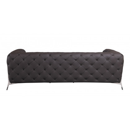 GUF 970 Sofa with Loveseat - Brown, Genuine Italian Leather