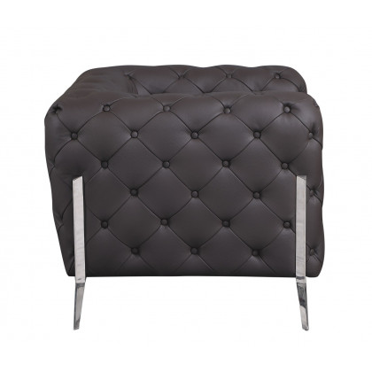 GUF 970 Armchair - Brown, Genuine Italian Leather