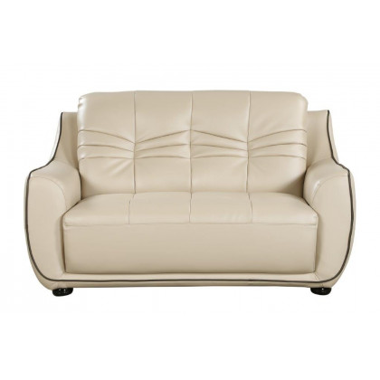 GUF 2088 Loveseat - Beige, Leather Air/Match