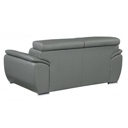 GUF 4571 Loveseat - Gray, Leather Match