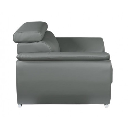 GUF 4571 Armchair - Gray, Leather Match