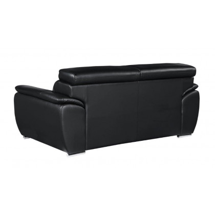 GUF 4571 Loveseat - Black, Leather Match