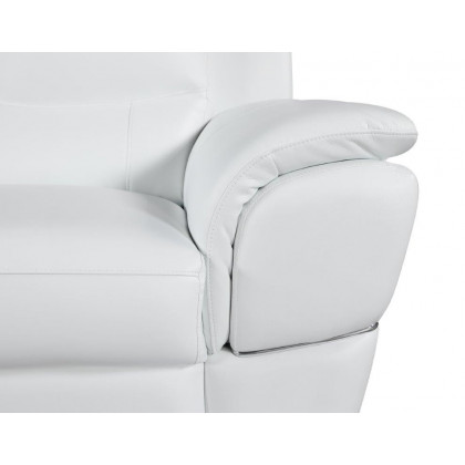 GUF 4572 Sofa - White, Leather Match