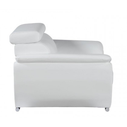 GUF 4571 Armchair - White, Leather Match
