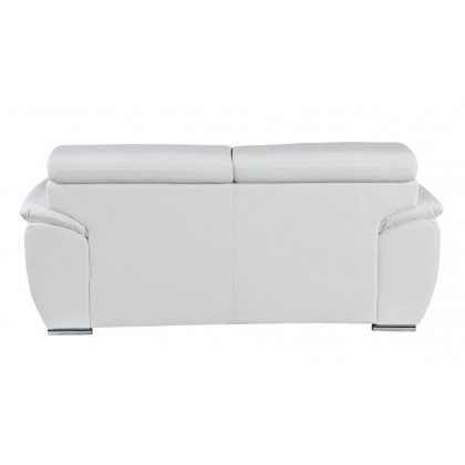 GUF 4571 Loveseat - White, Leather Match