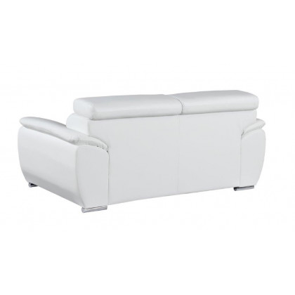 GUF 4571 Loveseat - White, Leather Match