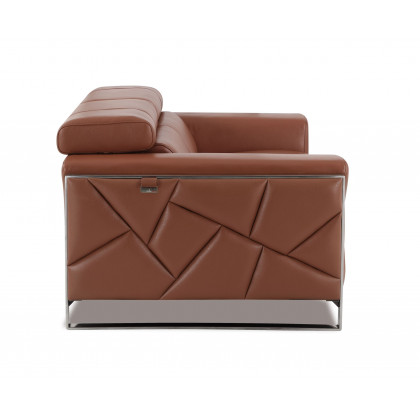 GUF 903 Loveseat - Camel, Genuine Italian Leather