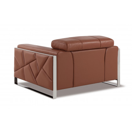 GUF 903 Armchair - Camel, Genuine Italian Leather