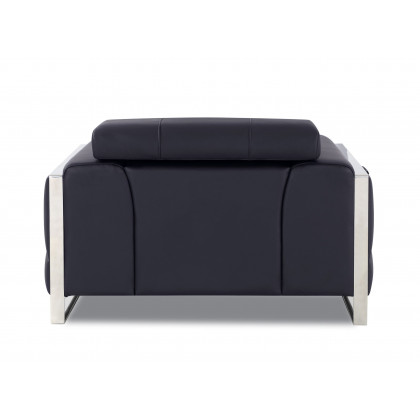 GUF 903 Armchair - Black, Genuine Italian Leather