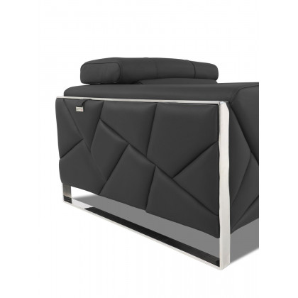 GUF 903 Sofa Set - Dark Gray, Genuine Italian Leather