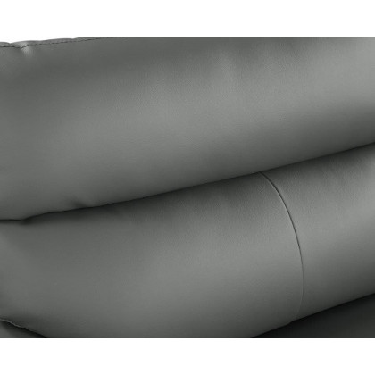 GUF 168 Loveseat - Gray, Leather Match
