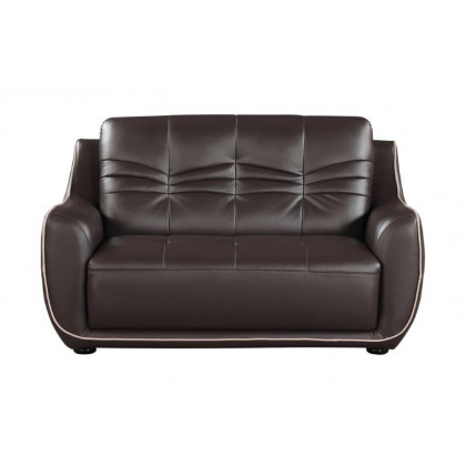 GUF 2088 Loveseat - Brown, Leather Air/Match