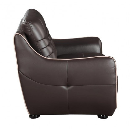 GUF 2088 Loveseat - Brown, Leather Air/Match