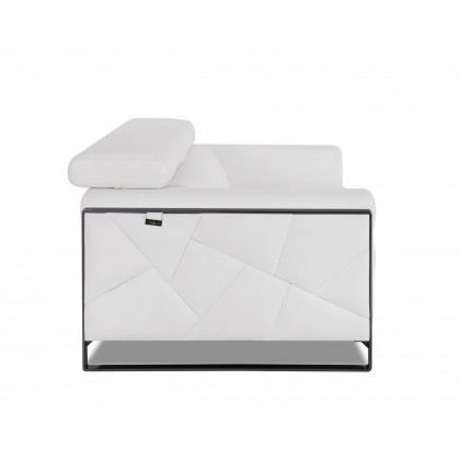 GUF 903 Sofa - White, Genuine Italian Leather