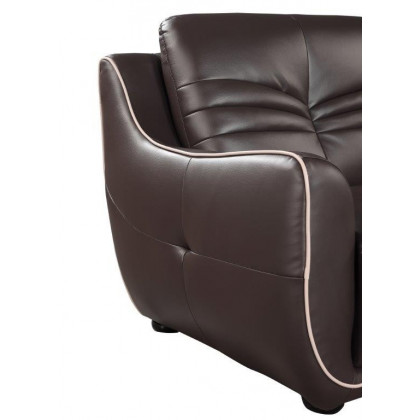 GUF 2088 Loveseat - Brown, Leather Air/Match