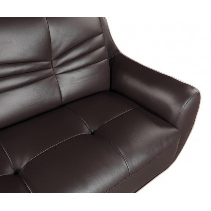 GUF 2088 Loveseat - Brown, Leather Air/Match