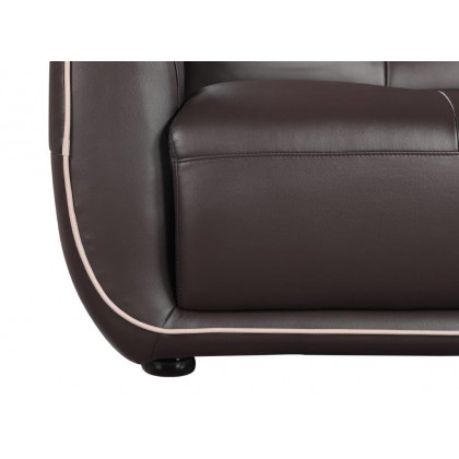 GUF 2088 Loveseat - Brown, Leather Air/Match