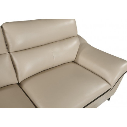 GUF 168 Sofa - Beige, Leather Match