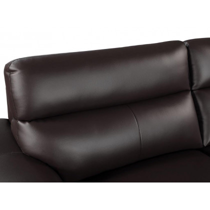 GUF 168 Sofa - Brown, Leather Match