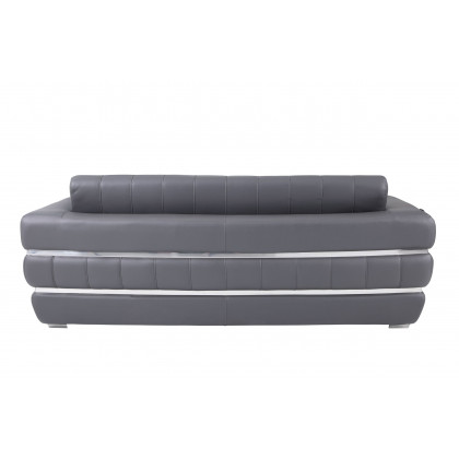 GUF 904 Sofa Set - Dark Gray, Genuine Leather