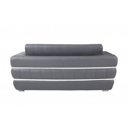 GUF 904 Sofa Set - Dark Gray, Genuine Leather