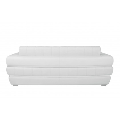 GUF 904 Sofa with Loveseat - White, Genuine Leather