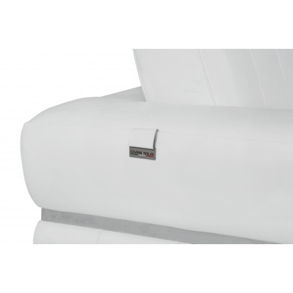 GUF 904 Sofa with Loveseat - White, Genuine Leather