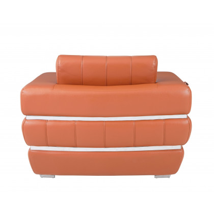 GUF 904 Armchair - Camel, Genuine Leather