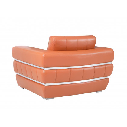 GUF 904 Armchair - Camel, Genuine Leather