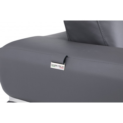 GUF 904 Armchair - Dark Gray, Genuine Leather