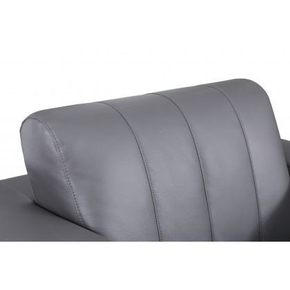 GUF 904 Armchair - Dark Gray, Genuine Leather