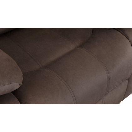 GUF 9824 Sofa - Brown, Microfiber