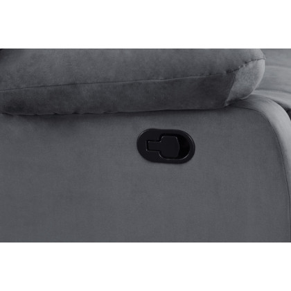 GUF 9824 Loveseat - Gray, Microfiber