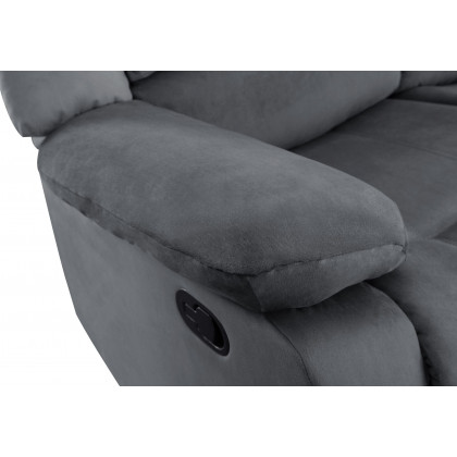 GUF 9824 Sofa Set - Gray, Microfiber