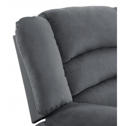 GUF 9824 Armchair - Gray, Microfiber