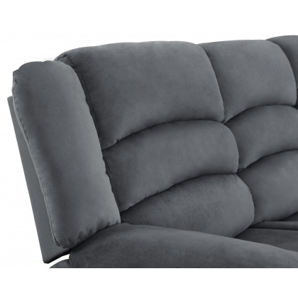 GUF 9824 Sofa Set - Gray, Microfiber
