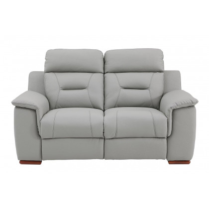 GUF 9408 Loveseat - Gray, Leather Gel/Match